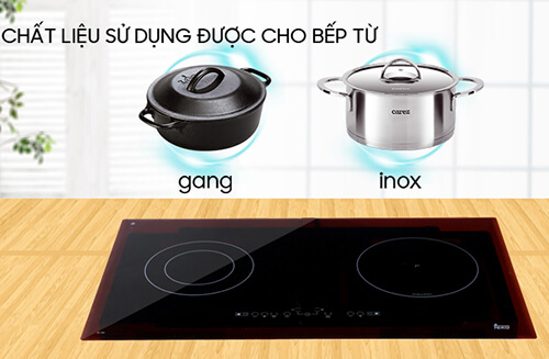 Lựa chọn loại nồi nấu nhiễm từ, đáy phằng, đường kính >10cm để tránh gặp lỗi E0 trên bếp từ Teka