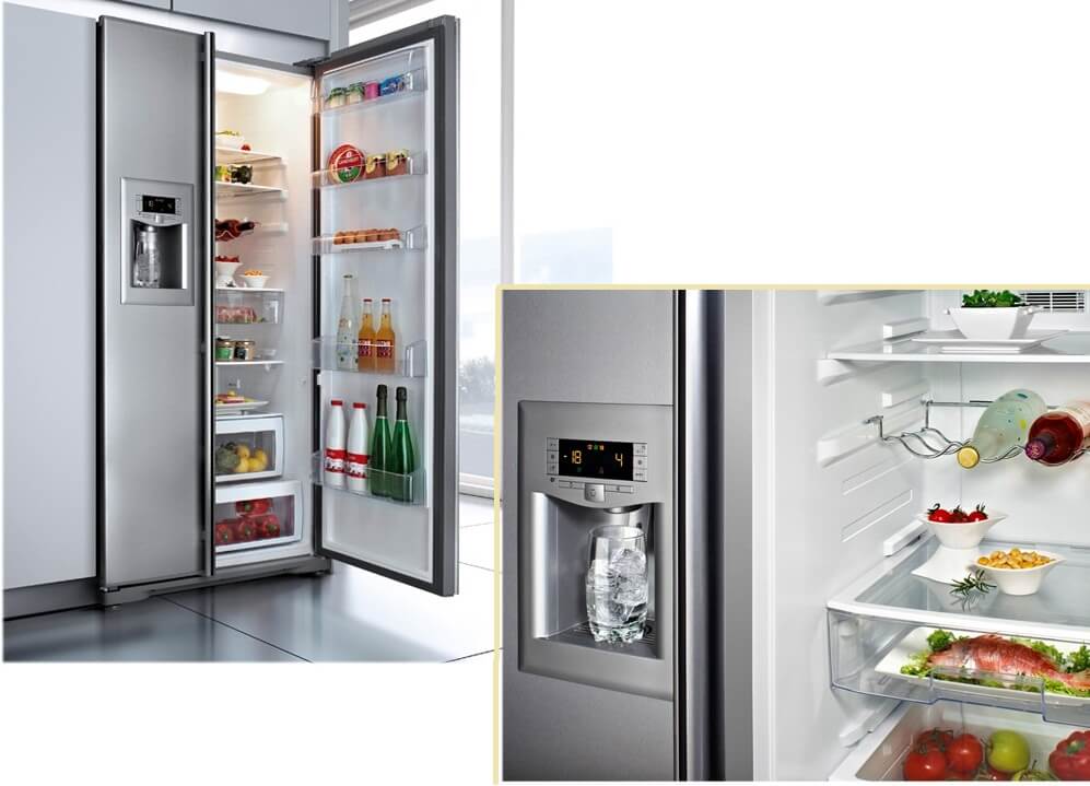 chọn mua tủ lạnh side by side tiết kiệm điện