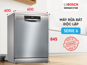 Kiểu dáng máy rửa bát bosch độc lập