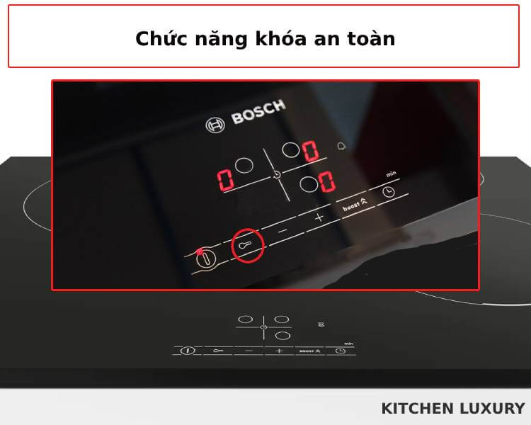 Chức năng khóa an toàn trẻ em