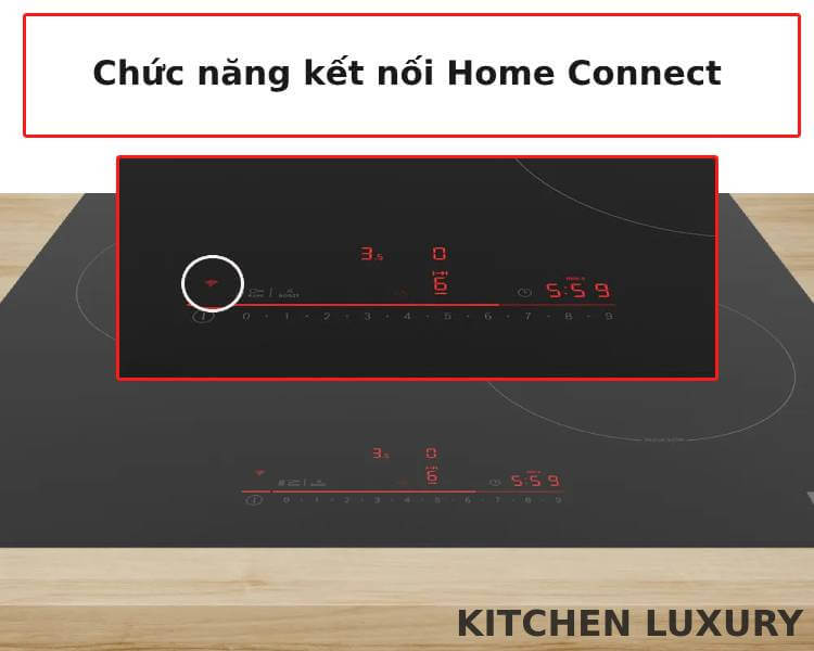 Chức năng kết nối bếp từ bosch