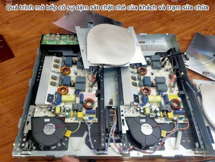Quá trình tiếp nhận sửa chữa bếp từ Bosch