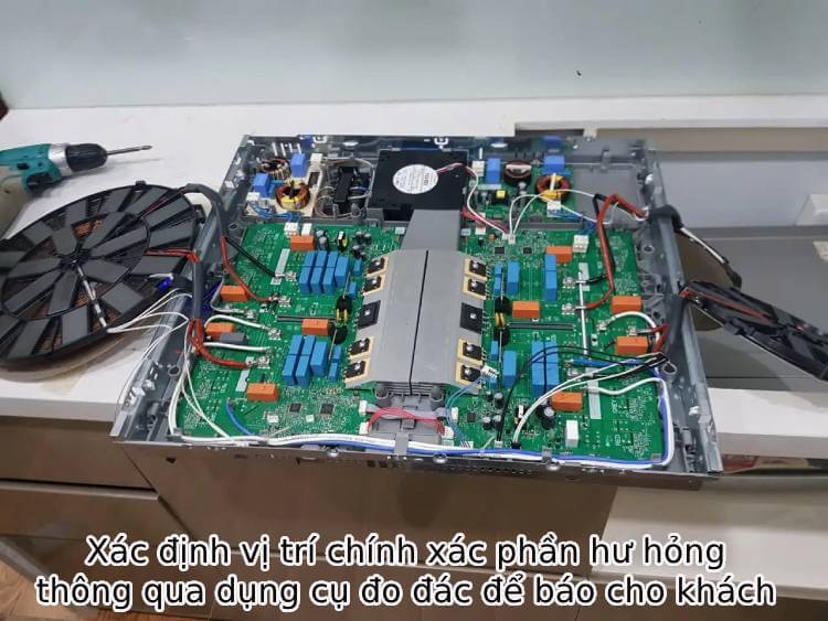 Quy trình xử lý lỗi bếp từ